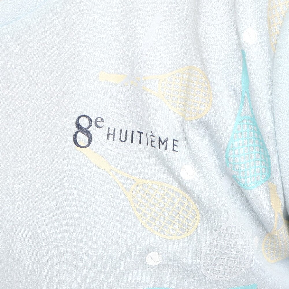 ウィッテム（HUITIEME）（レディース）テニス ドライプラス グラフィック アイコンTシャツ HU20FLS733065LBLU
