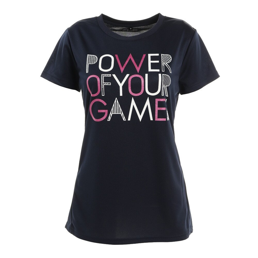 テニスウェア ドライプラス スループラス 半袖Tシャツ PT20FW661 NVY