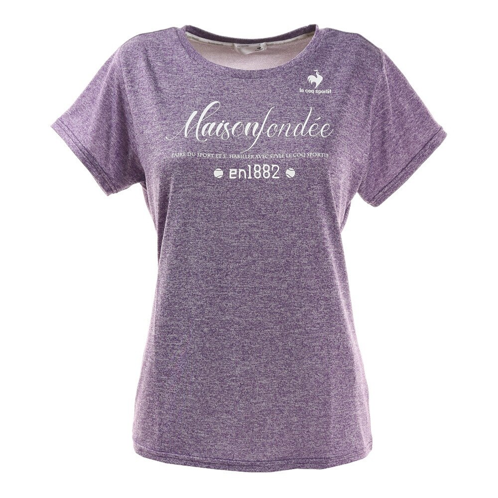  テニスウェア レディース 半袖Tシャツ QTWSJA06 PLM