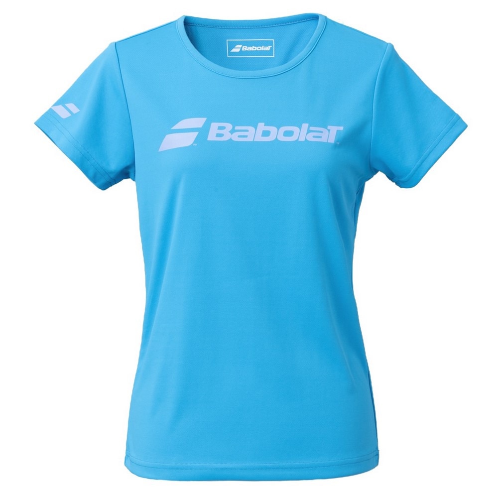 バボラ（BABOLAT）（レディース）テニスウェア レディース Tシャツ BWP1530C BL 吸水 速乾 UVケア