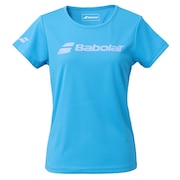 バボラ（BABOLAT）（レディース）テニスウェア レディース Tシャツ BWP1530C BL 吸水 速乾 UVケア