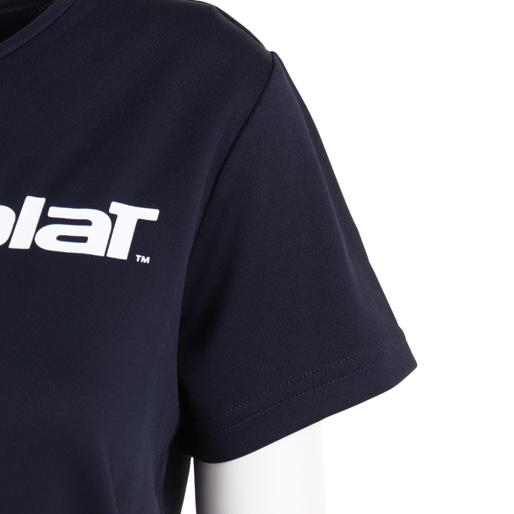 バボラ（BABOLAT）（レディース）テニスウェア クラブ 半袖Tシャツ BWP1530C NV