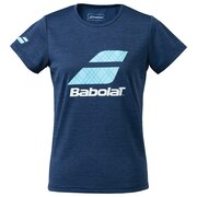バボラ（BABOLAT）（レディース）テニスウェア レディース Tシャツ BWP1574 NV 吸水 速乾 UVケア