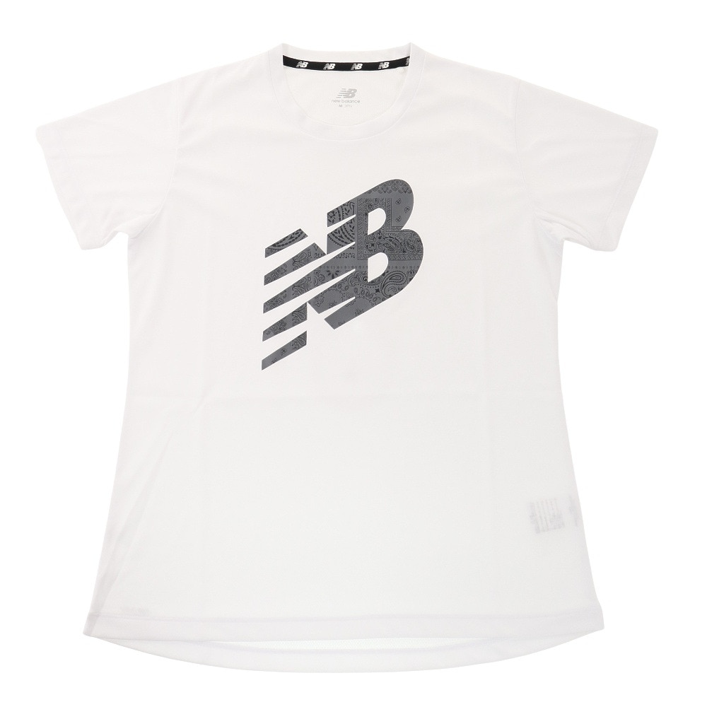 ニューバランス（new balance）（レディース）テニスウェア レディース 半袖Tシャツ JWTT0122WT