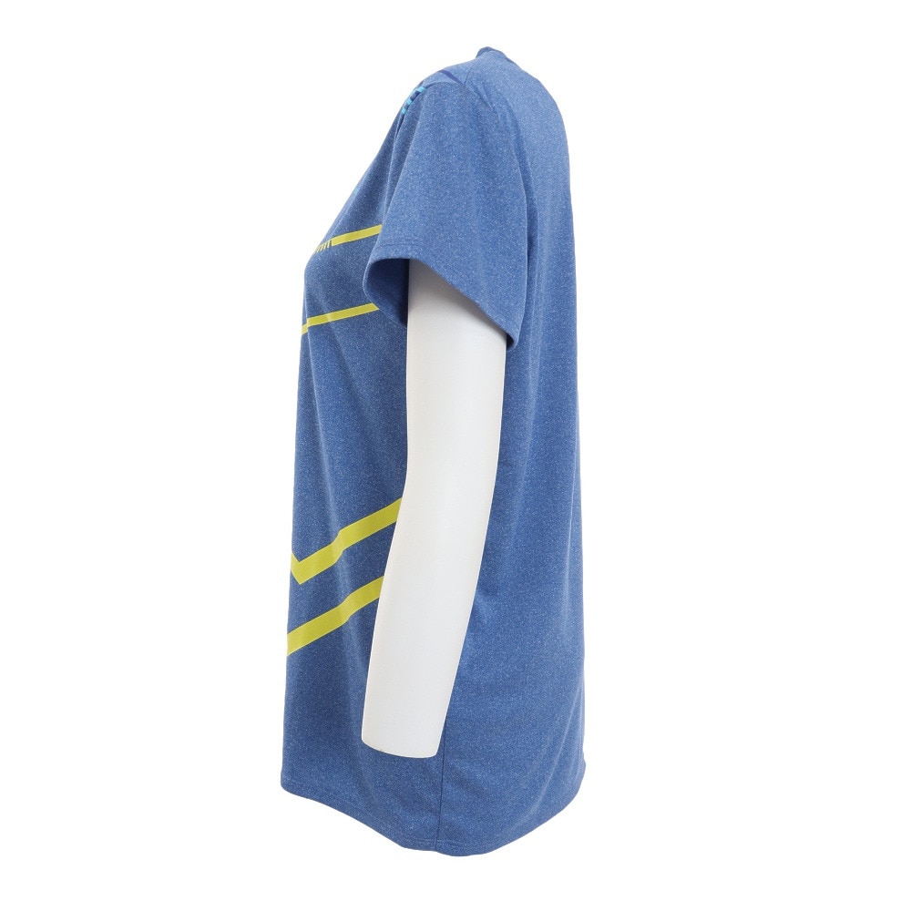 ルコック スポルティフ（Lecoq Sportif）（レディース）テニスウェア レディース 杢 プラクティスシャツ QTWTJA03 SBL
