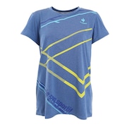 ルコック スポルティフ(Lecoq Sportif)(レディース)テニスウェア レディース 杢 プラクティスシャツ QTWTJA03 SBL