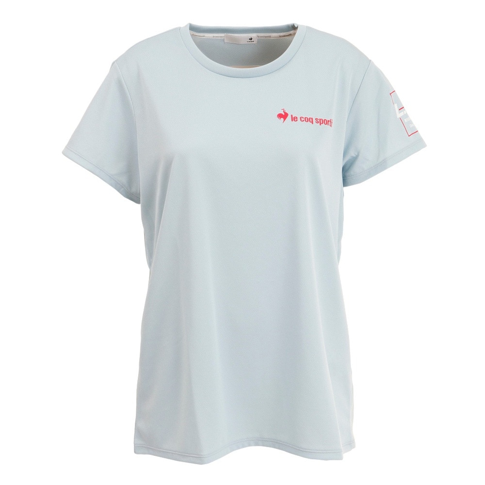 le coq ルコック☆レディースドライTシャツ☆ホワイト☆O☆T061904-