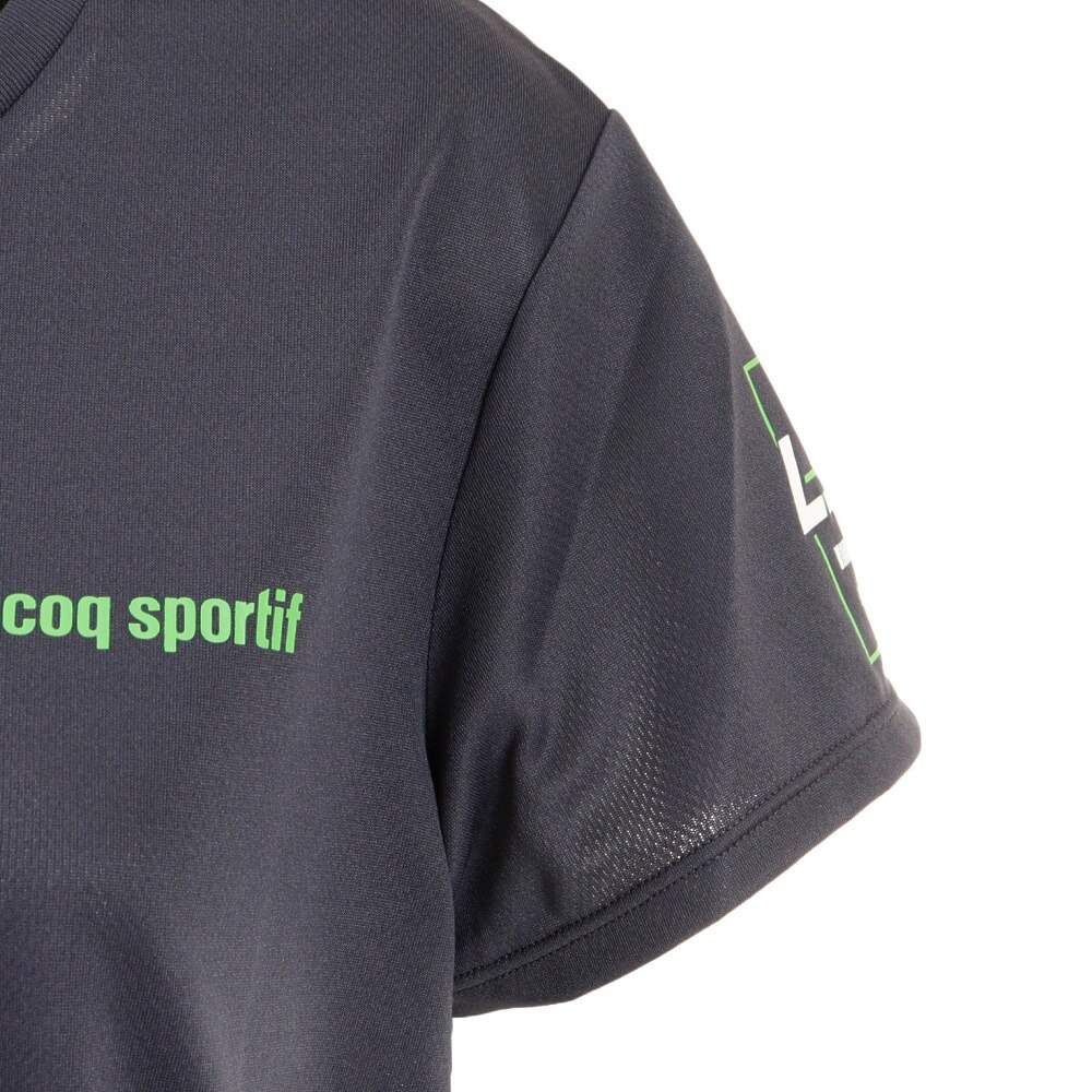 ルコック スポルティフ｜ルコック スポルティフ（le coq sportif）（レディース）テニスウェア レディース 半袖Tシャツ  QTWTJA01XB SLN スポーツ用品はスーパースポーツゼビオ