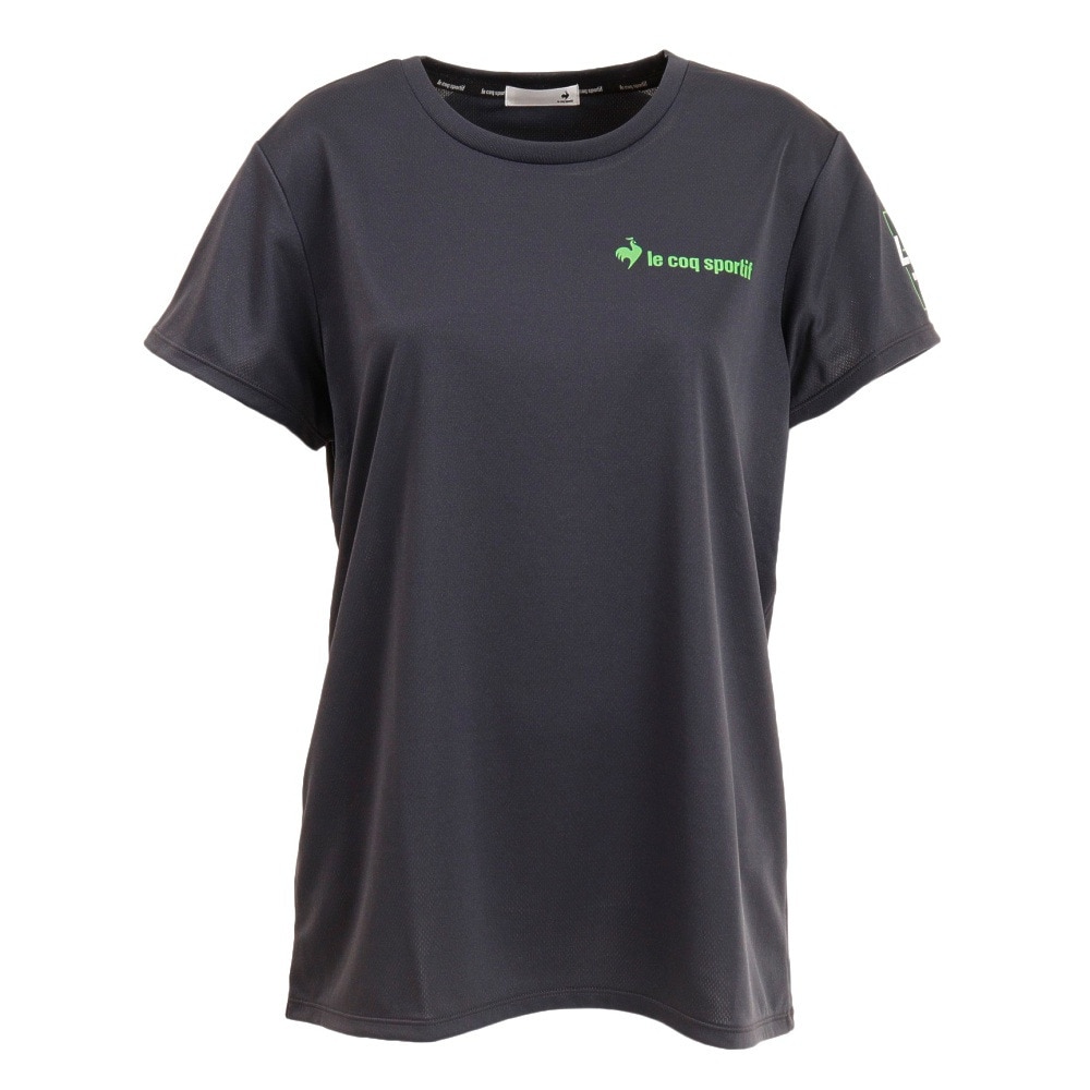 ルコック スポルティフ｜ルコック スポルティフ（le coq sportif）（レディース）テニスウェア レディース 半袖Tシャツ  QTWTJA01XB SLN スポーツ用品はスーパースポーツゼビオ