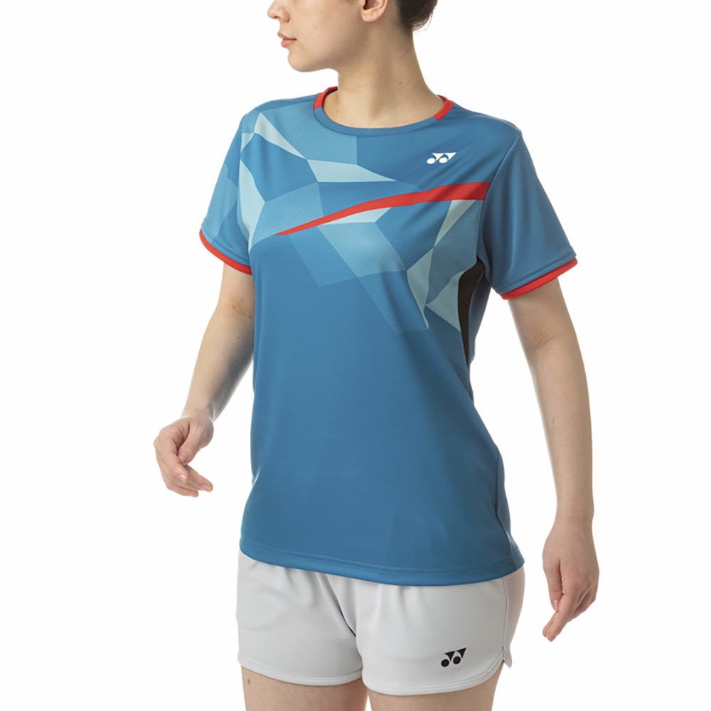 ヨネックス（YONEX）（レディース）バドミントン テニス UVカット ウェア レディース ゲームシャツ 20668-817  スポーツ用品はスーパースポーツゼビオ