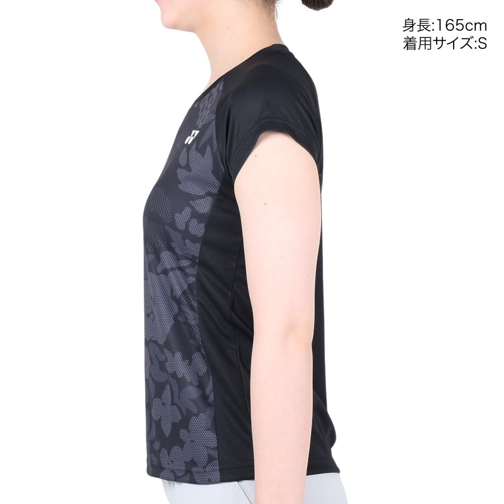ヨネックス（YONEX）（レディース）テニスウェア UVカット レディース ドライTシャツ 16633-007 速乾
