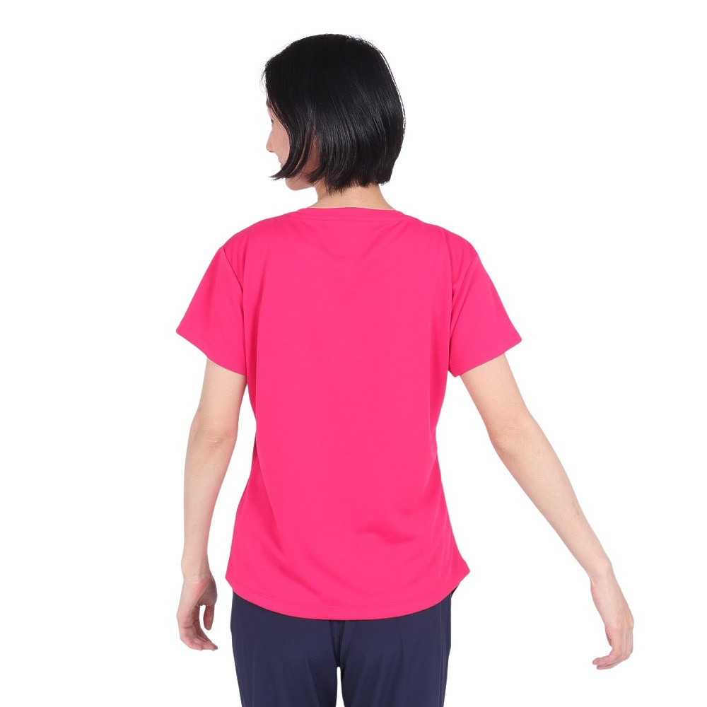 プリンス（PRINCE）（レディース）テニスウェア レディース 半袖Tシャツ WS3064 008 RSP 速乾