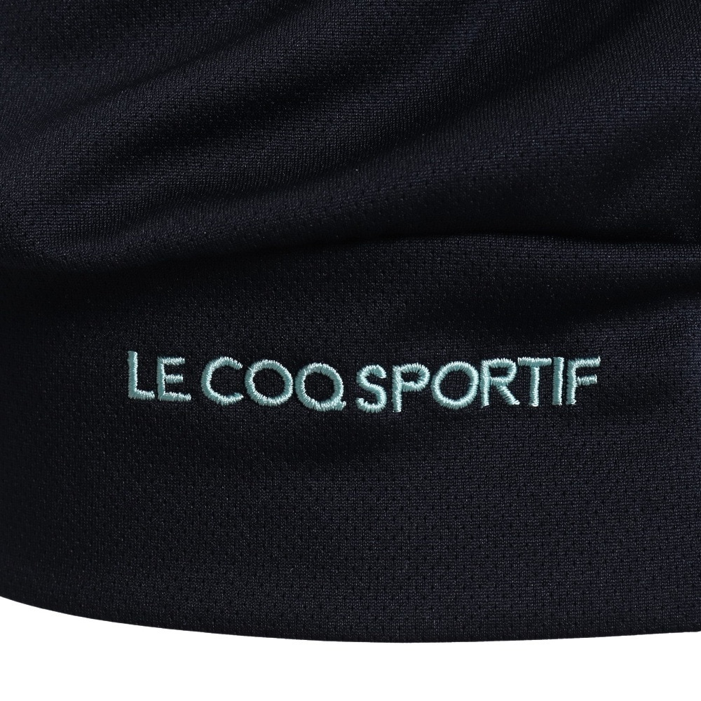 ルコックスポルティフ（lecoqsportif）（レディース）テニスウェア レディース 涼感グラフィック ゲームシャツ 接触冷感 紫外線カット QTWVJA03 NV 速乾