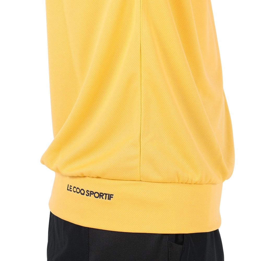 ルコックスポルティフ（lecoqsportif）（レディース）テニスウェア レディース 涼感グラフィック ゲームシャツ 接触冷感 紫外線カット QTWVJA03 OR 速乾