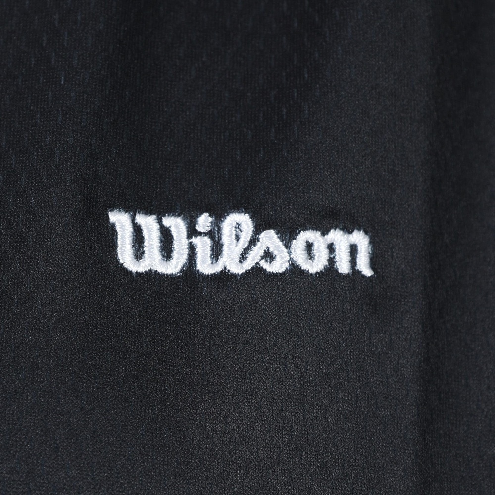 ウイルソン（Wilson）（レディース）テニスウェア レディース Shinestarパネル Tシャツ 紫外線遮蔽率90%以上 UVカット 紫外線対策 吸水速乾 413260-BK