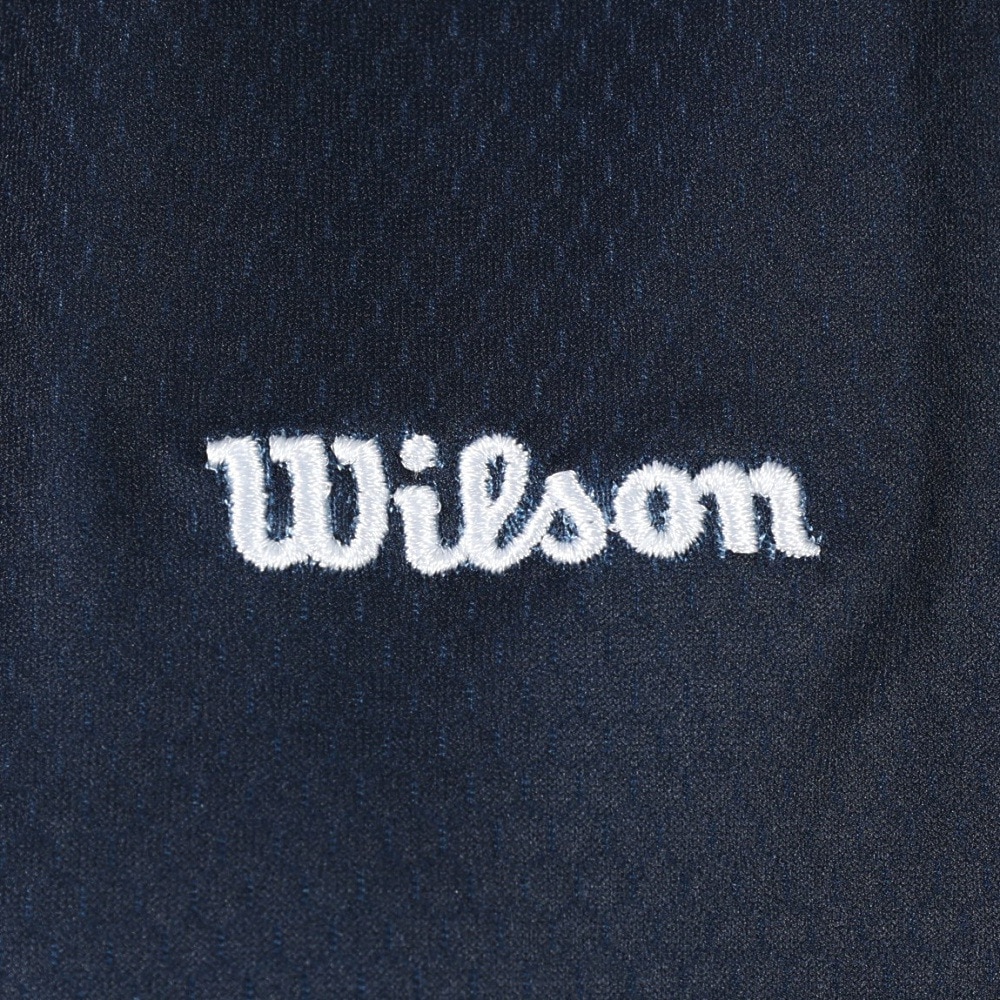 ウイルソン（WILLSON）（レディース）テニスウェア レディース Shinestarパネル Tシャツ 紫外線遮蔽率90%以上 UVカット 紫外線対策 吸水速乾 413260-NV