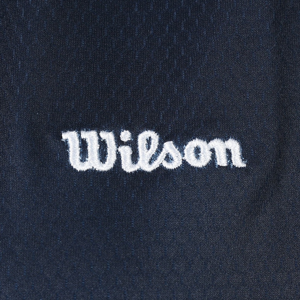 ウイルソン（Wilson）（レディース）テニスウェア レディース Shinestarパネル Tシャツ 紫外線遮蔽率90%以上 UVカット 紫外線対策 吸水速乾 413260-NV