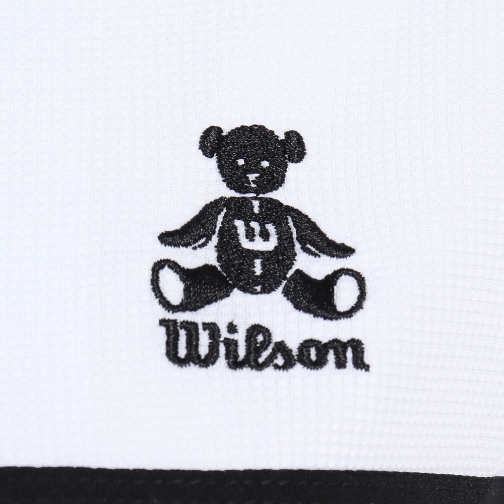 最大90%OFFクーポン ウイルソン Wilson レディース テニスウェア フェイクレイヤード 切替 Tシャツ 紫外線遮蔽率90%以上 UVカット  紫外線対策 吸水速乾 413261-WT