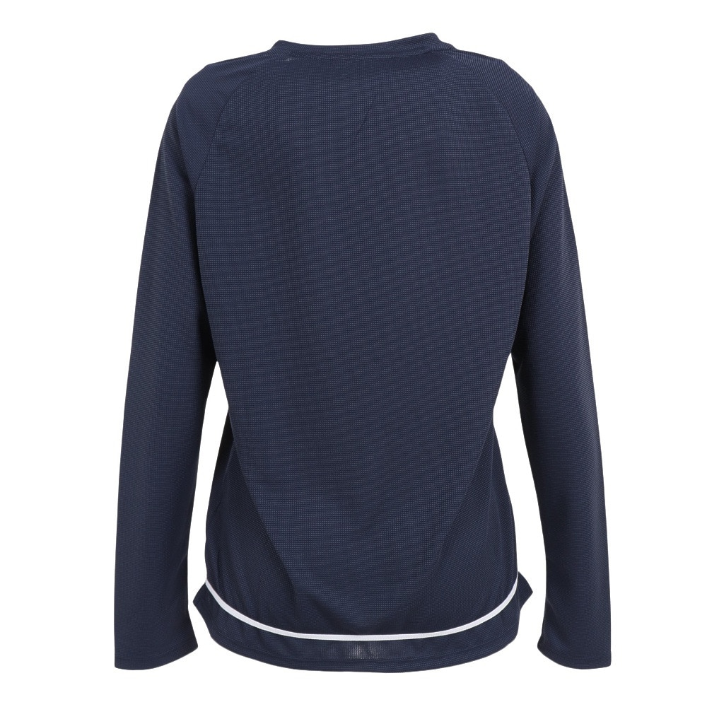ウイルソン（WILLSON）（レディース）テニスウェア レディース ラグラン 長袖Tシャツ 紫外線遮蔽率90%以上 UVカット 紫外線対策 吸水速乾 413265-NV