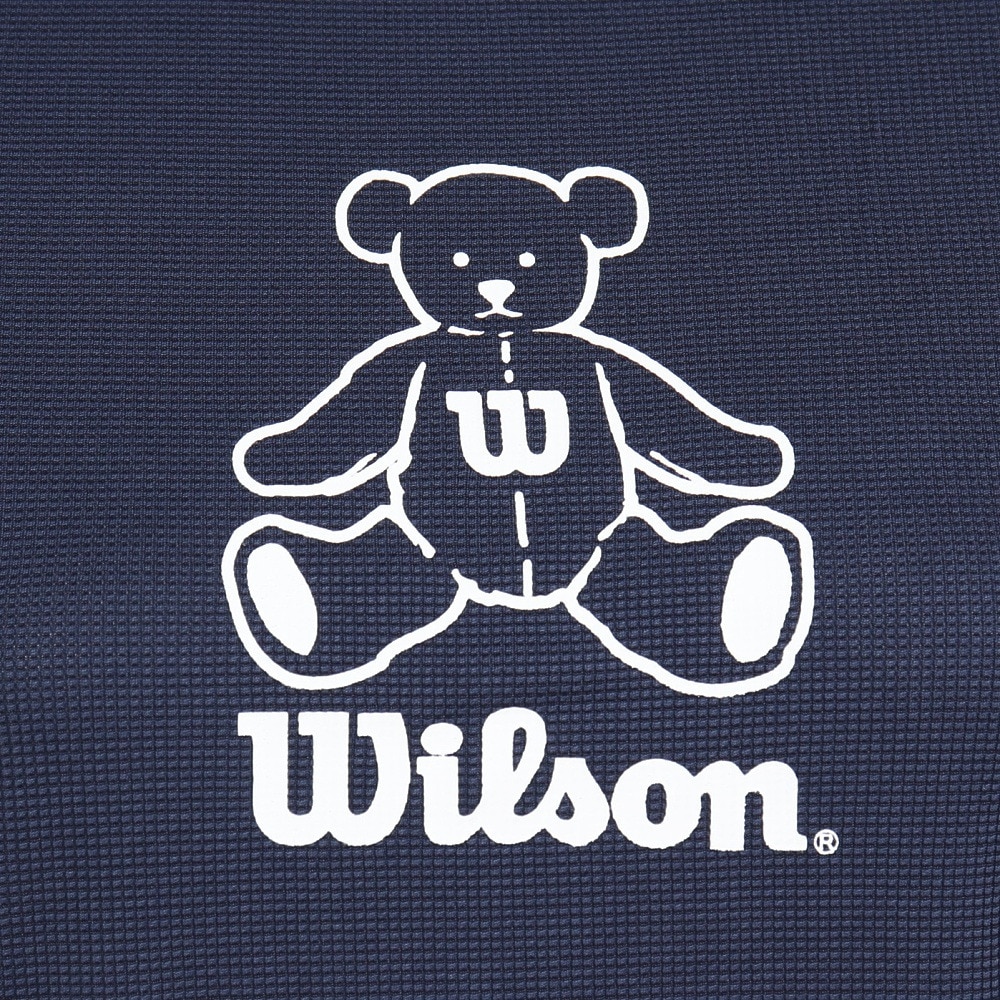ウイルソン（WILLSON）（レディース）テニスウェア レディース ラグラン 長袖Tシャツ 紫外線遮蔽率90%以上 UVカット 紫外線対策 吸水速乾 413265-NV