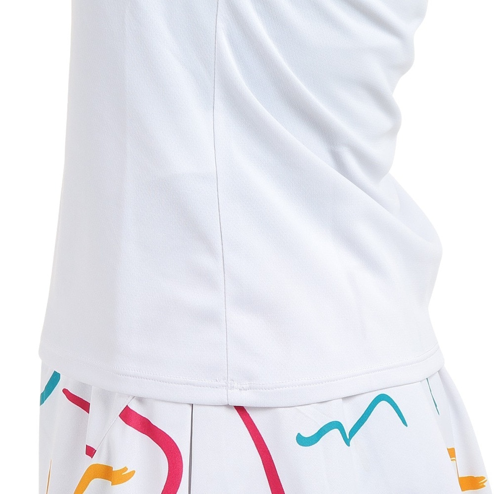 ルコックスポルティフ（lecoqsportif）（レディース）テニスウェア グラフィックゲームシャツ QTWWJA02 WH UVカット