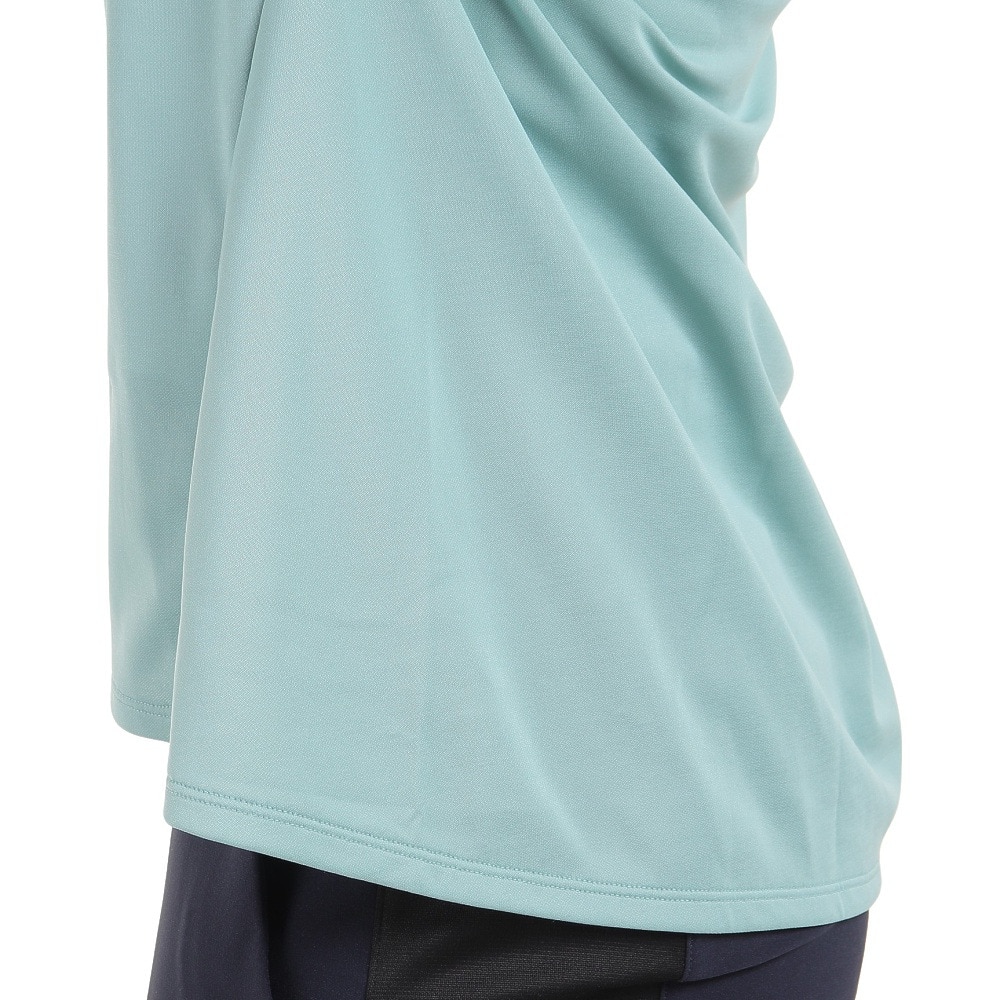 ルコックスポルティフ（lecoqsportif）（レディース）テニスウェア レディース プラクティス半袖シャツ QTWWJA05 BL 速乾