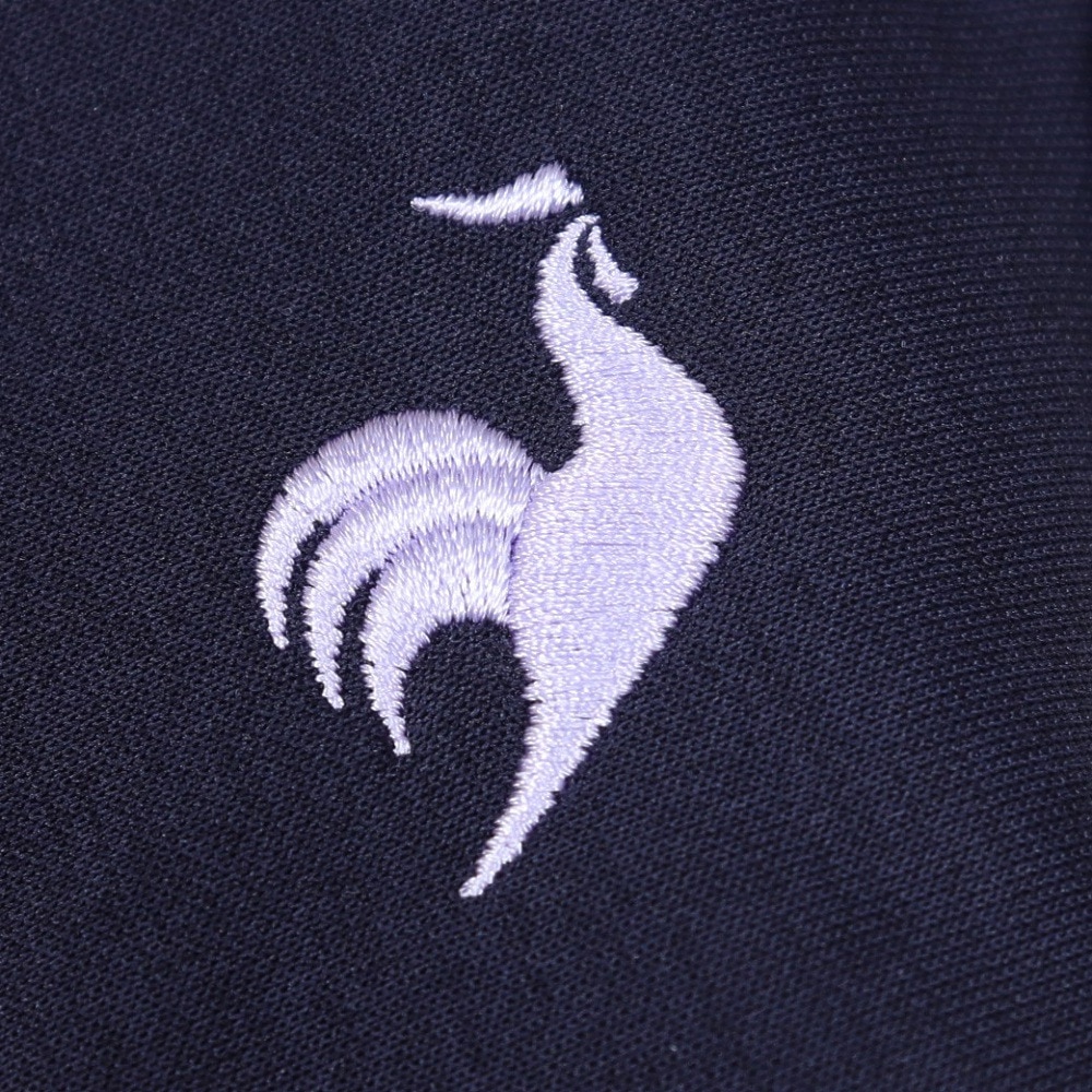 ルコックスポルティフ（lecoqsportif）（レディース）テニスウェア レディース プラクティス半袖シャツ QTWWJA05 NV 速乾