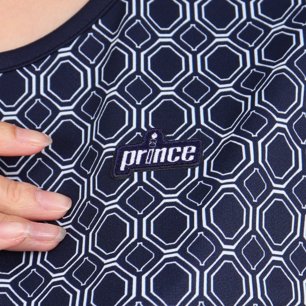 プリンス（PRINCE）（レディース）テニスウェア レディース ゲームシャツ WF3081 127 NVY