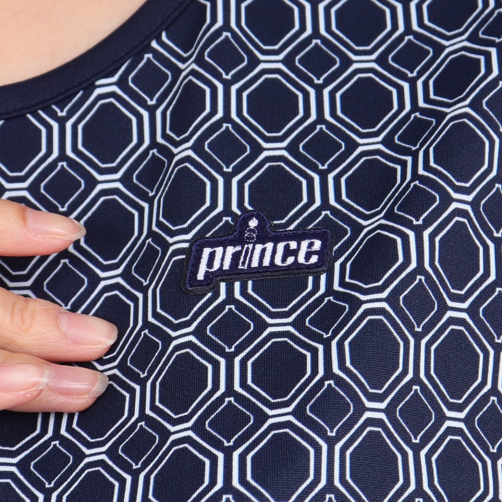 プリンス（PRINCE）（レディース）テニスウェア レディース ゲームシャツ WF3081 127 NVY 速乾