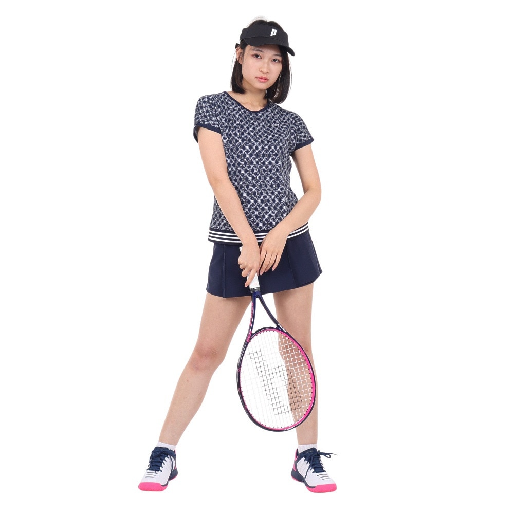 プリンス（PRINCE）（レディース）テニスウェア レディース ゲームシャツ WF3081 127 NVY