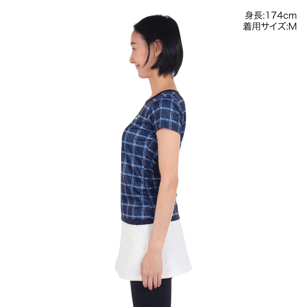 バボラ（BABOLAT）（レディース）テニスウェア レディース ピュア半袖Tシャツ BWG3377 NV00 速乾