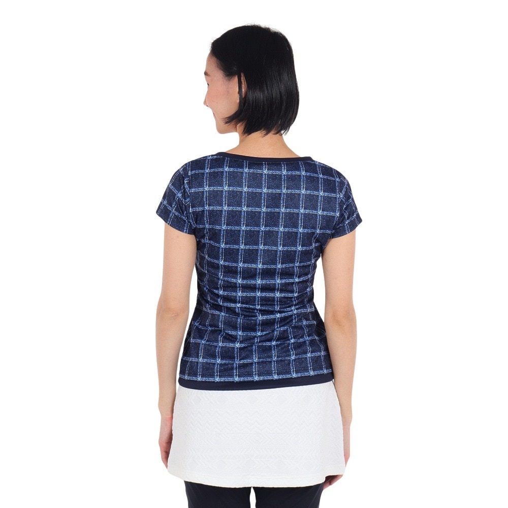 バボラ（BABOLAT）（レディース）テニスウェア レディース ピュア半袖Tシャツ BWG3377 NV00 速乾