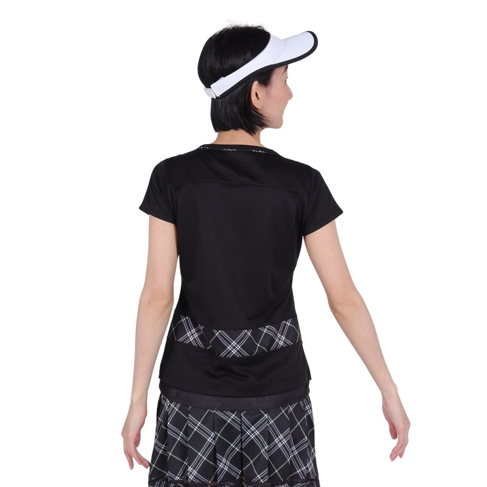 バボラ（BABOLAT）（レディース）テニスウェア レディース PURE ショートスリーブ シャツ BWG4328 BK00