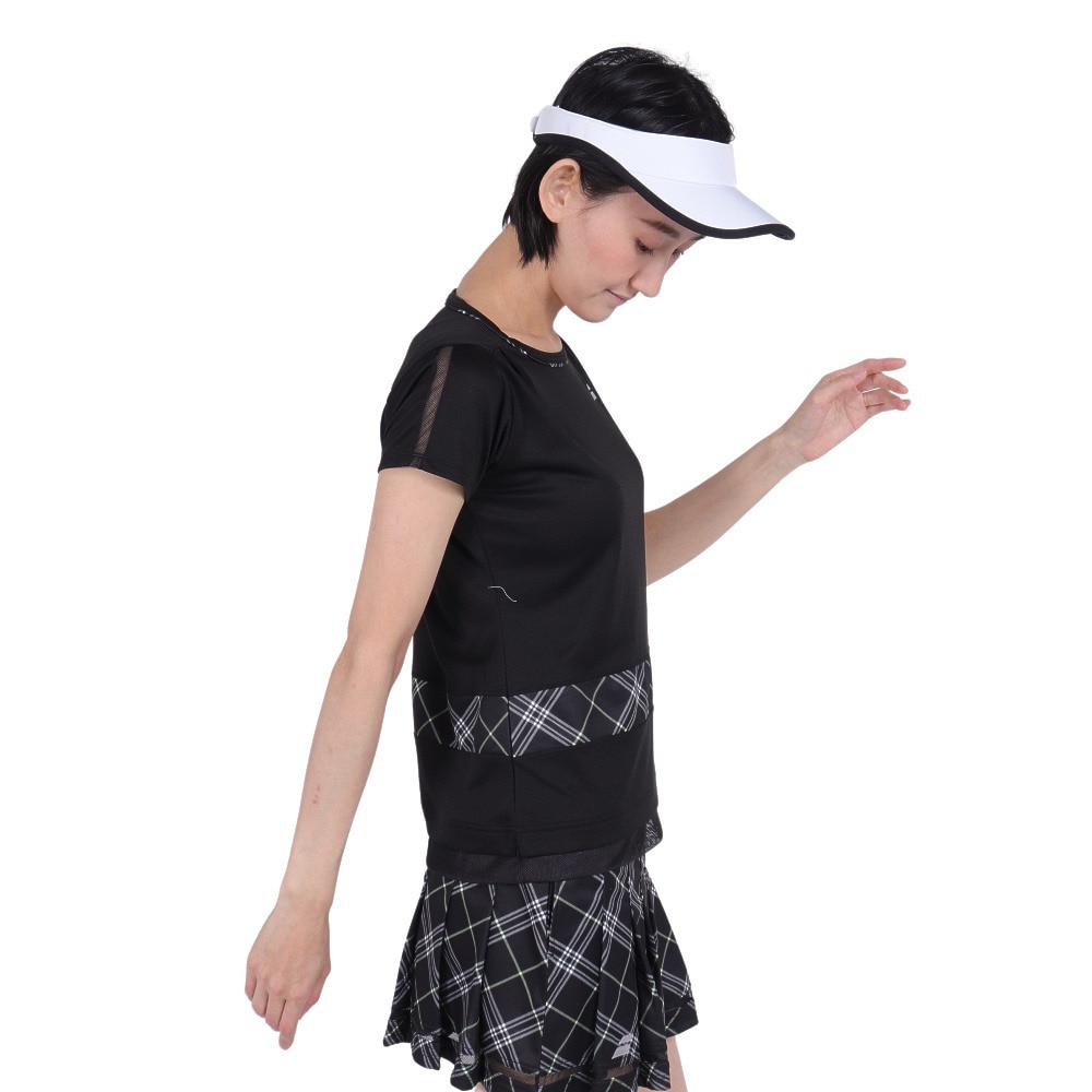 バボラ（BABOLAT）（レディース）テニスウェア レディース PURE ショートスリーブ シャツ BWG4328 BK00