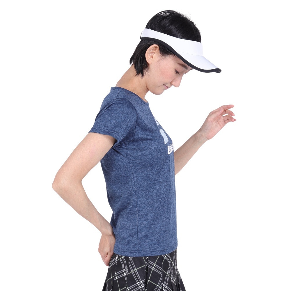 バボラ（BABOLAT）（レディース）テニスウェア レディース PURE ショートスリーブ シャツ BWP4526 NV00