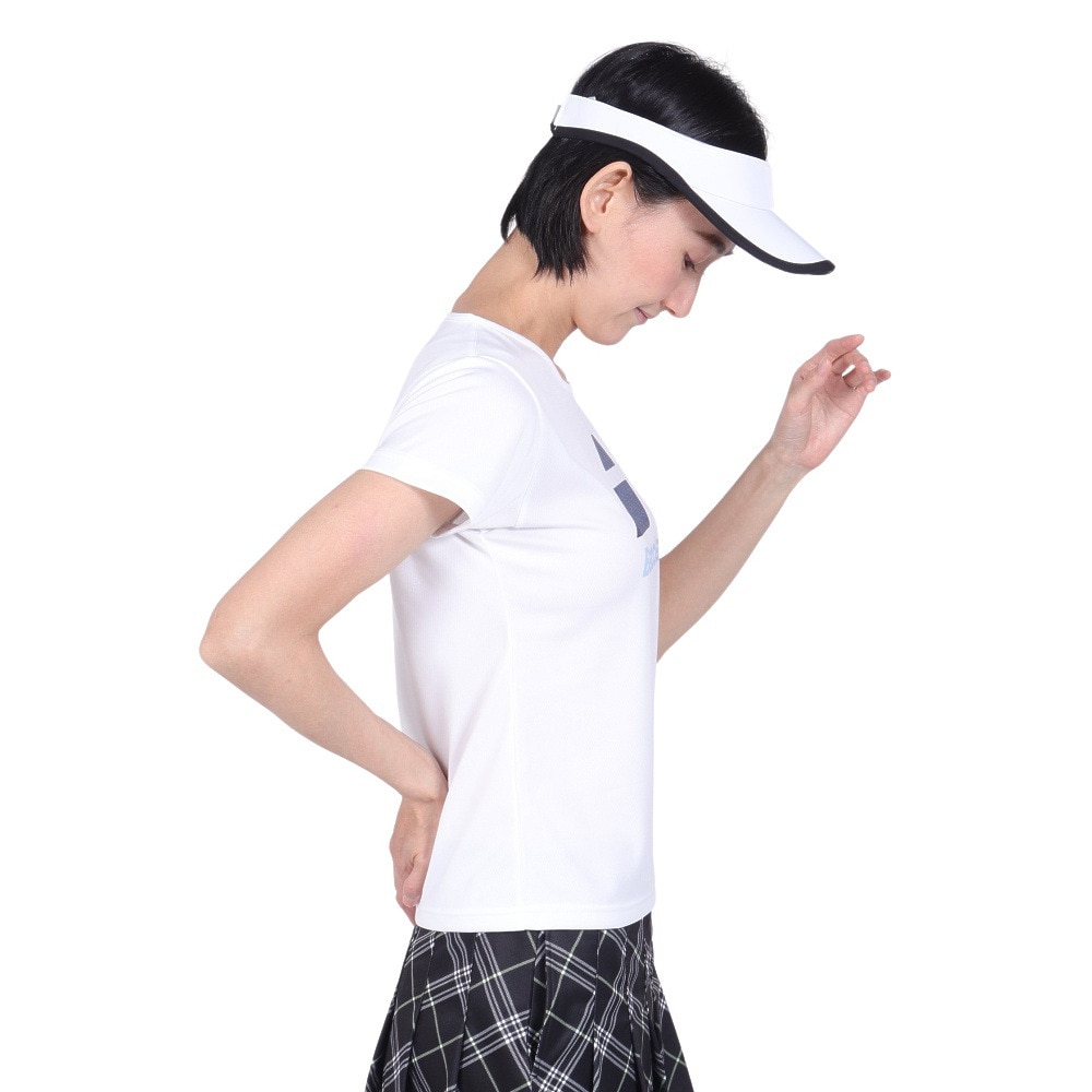 バボラ（BABOLAT）（レディース）テニスウェア レディース PURE ショートスリーブ シャツ BWP4526 WH00