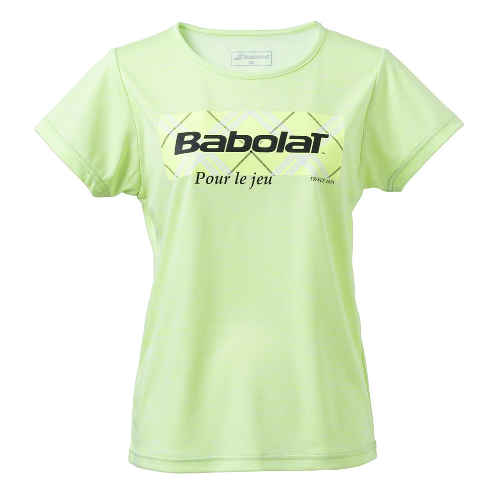 バボラ（BABOLAT）（レディース）テニスウェア レディース PURE ショートスリーブ シャツ BWP4528 YL00
