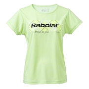 バボラ（BABOLAT）（レディース）テニスウェア レディース PURE ショートスリーブ シャツ BWP4528 YL00