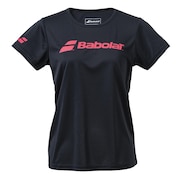 バボラ（BABOLAT）（レディース）テニスウェア レディース クラブ ショートスリーブ シャツ BWP4530C BK00