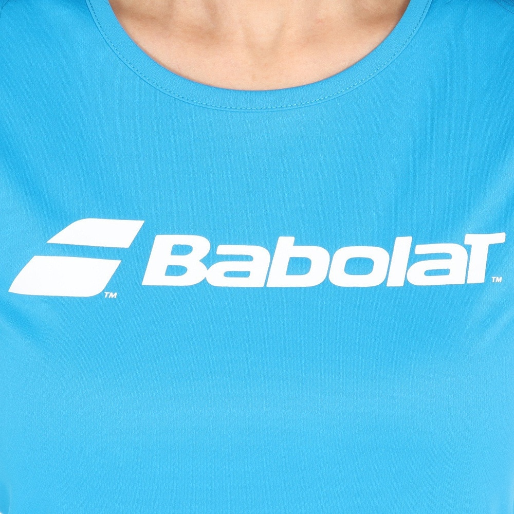 バボラ（BABOLAT）（レディース）テニスウェア レディース クラブ ショートスリーブ シャツ BWP4530C BL00