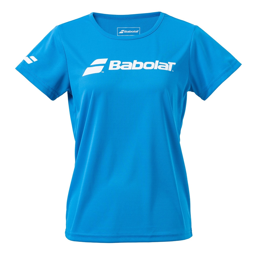 バボラ（BABOLAT）（レディース）テニスウェア レディース クラブ ショートスリーブ シャツ BWP4530C BL00