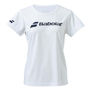 バボラ（BABOLAT）（レディース）テニスウェア レディース クラブ ショートスリーブ シャツ BWP4530C WH00