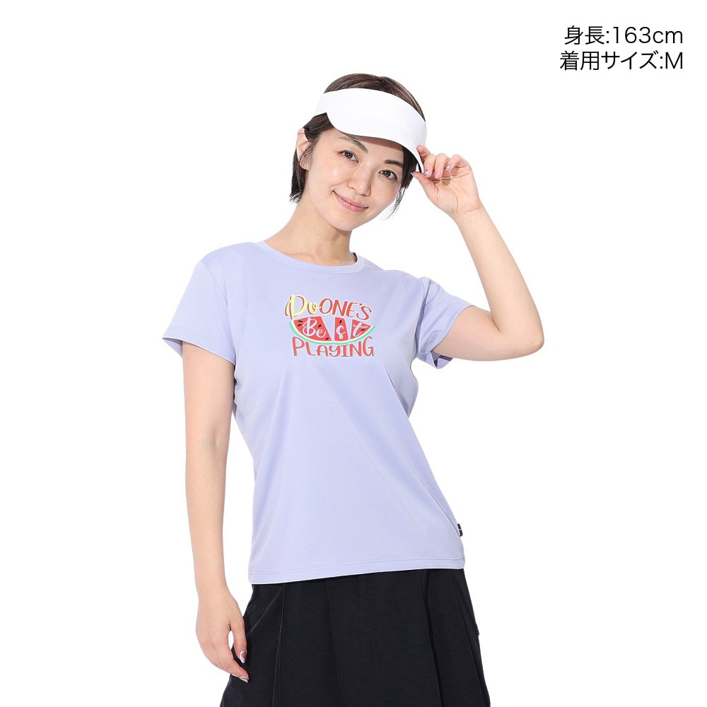 プリンス（PRINCE）（レディース）テニスウェア Tシャツ WS4058 134 LAV