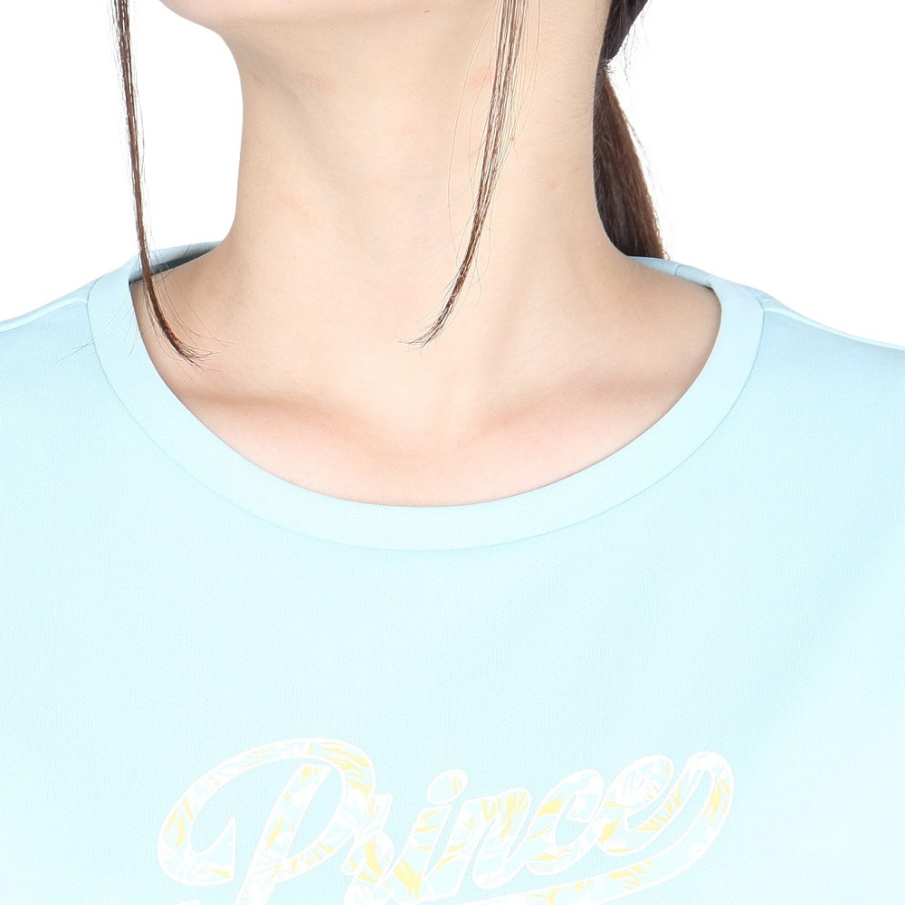 プリンス（PRINCE）（レディース）テニスウェア Tシャツ WS4066 125 SAX