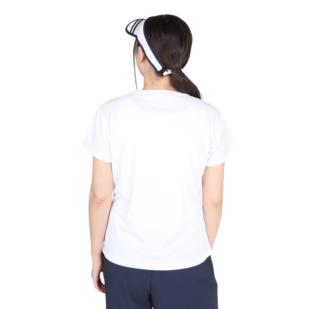 プリンス（PRINCE）（レディース）テニスウェア Tシャツ WS4066 146 WHT