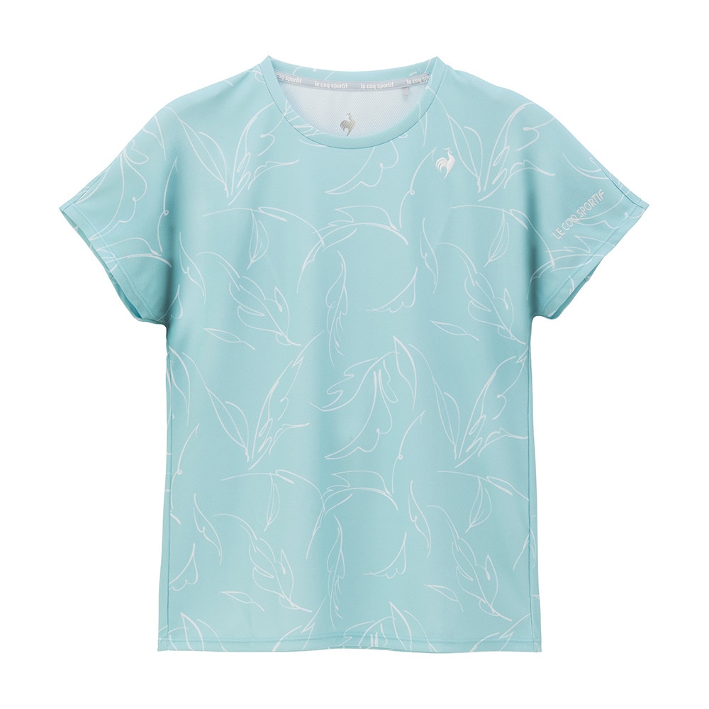 ルコックスポルティフ（lecoqsportif）（レディース）テニスウェア レディース EXcDRY D-Tecゲームシャツ QTWXJA05 GR 速乾