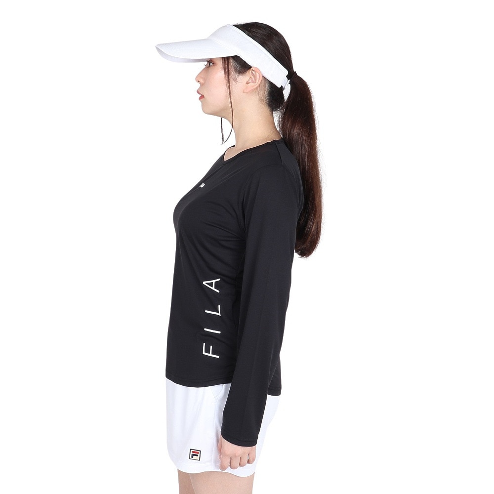 フィラ（FILA）（レディース）テニスウェア レディース 軽量 長袖Tシャツ FL6857-08 冷感 速乾