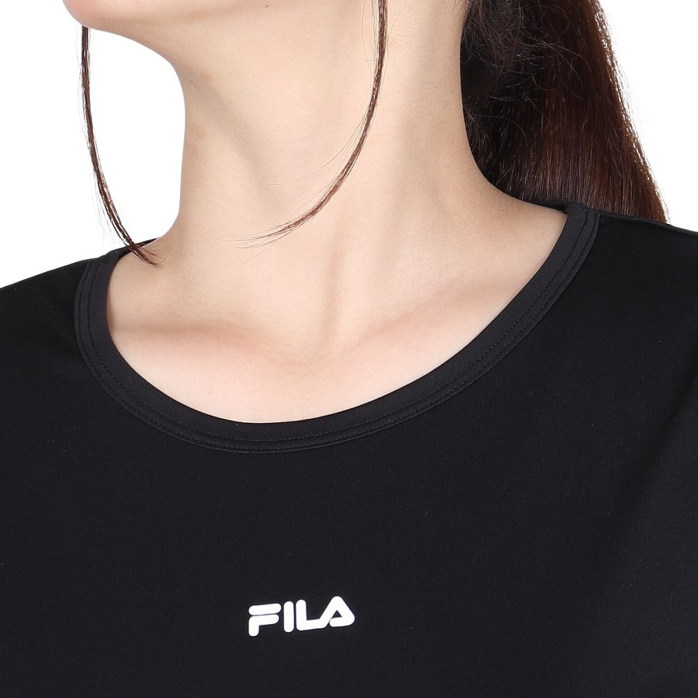 フィラ（FILA）（レディース）テニスウェア レディース 軽量 長袖Tシャツ FL6857-08 冷感 速乾