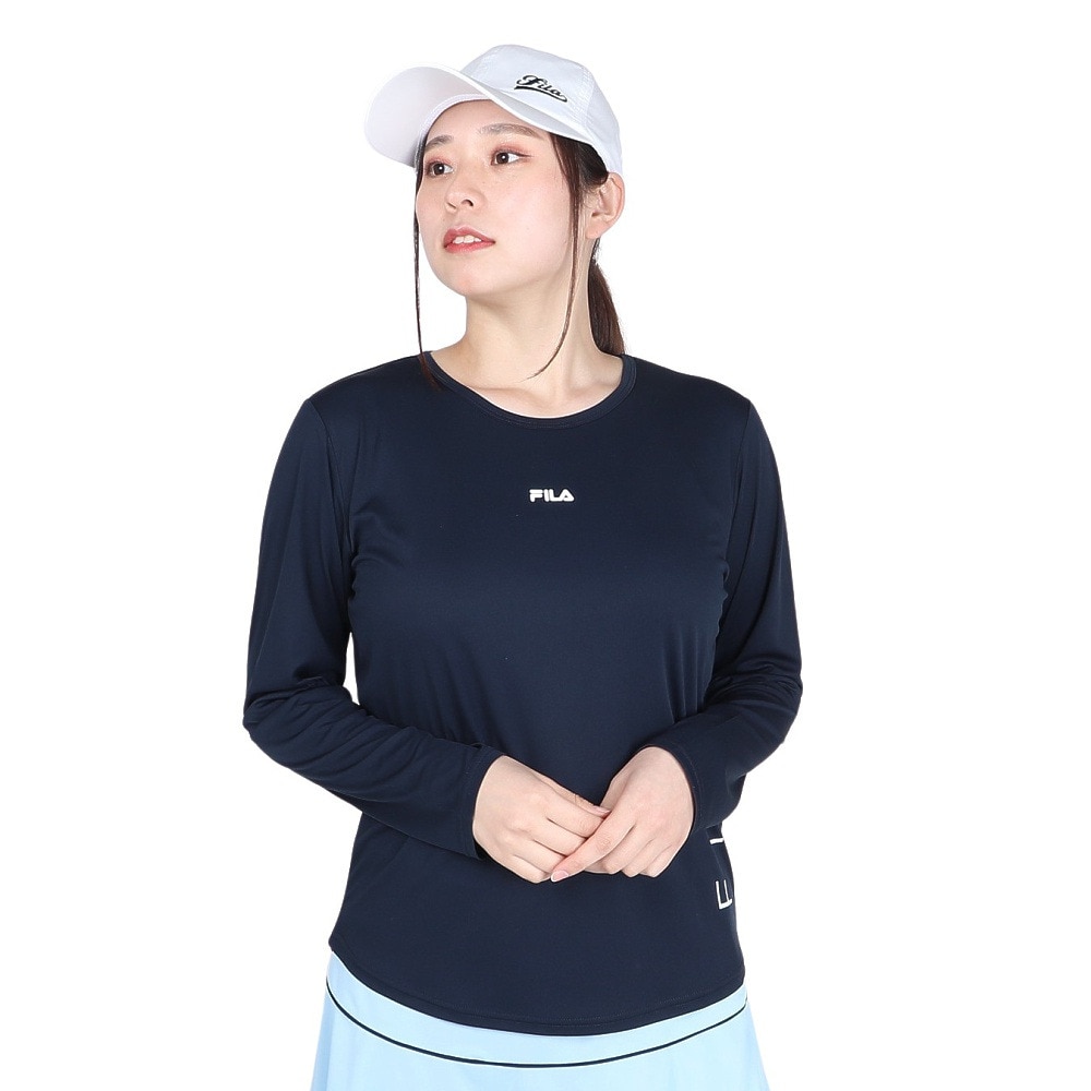 フィラ（FILA）（レディース）テニスウェア レディース 軽量 長袖Tシャツ FL6857-20