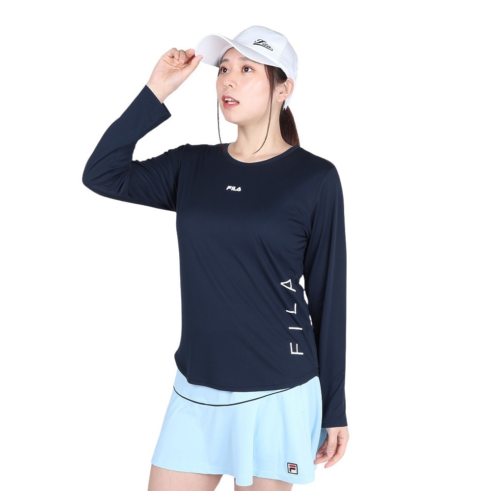 フィラ（FILA）（レディース）テニスウェア レディース 軽量 長袖Tシャツ FL6857-20